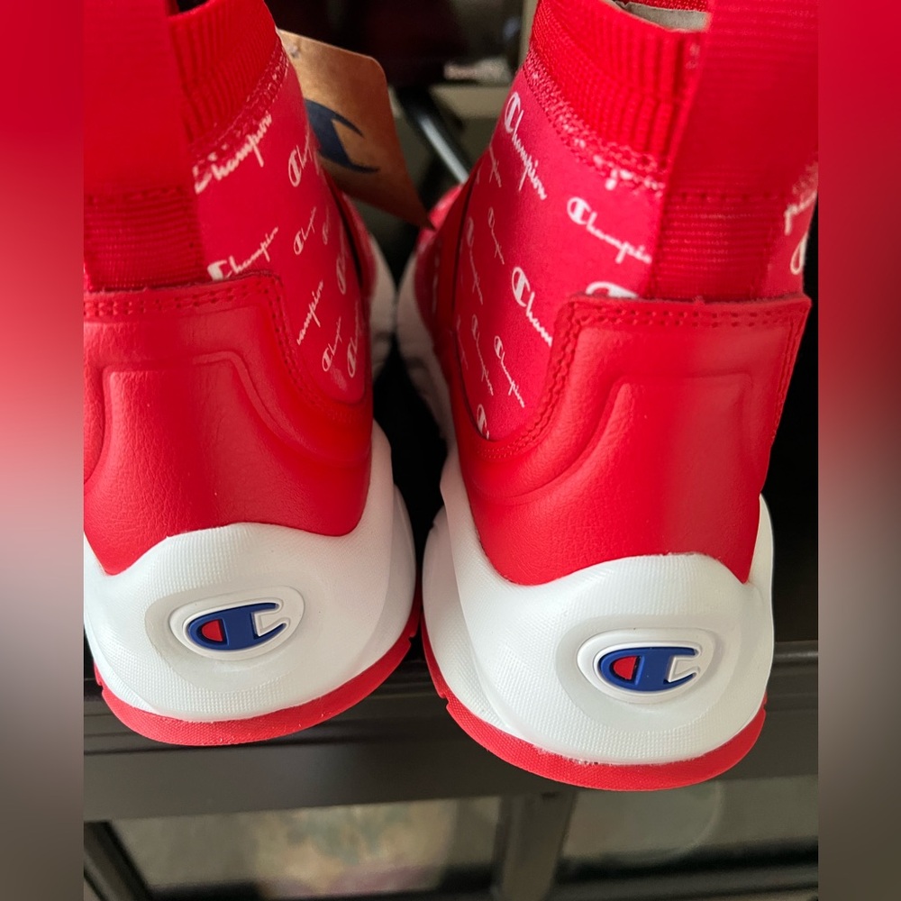 *SOLD* Champion Authentic Rally shoes size 9 color red and white NWT - Picture 5 of 5